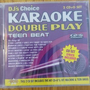Karaoke Double Play CD Set - Yellow and Purple